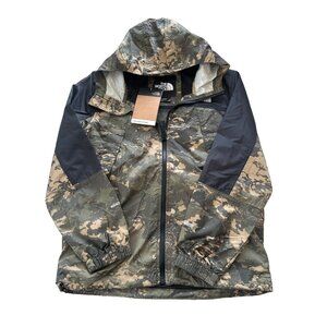 The North Face Medium 10/12 Youth Windwall Lightweight Hoody Jacket in Camo NEW
